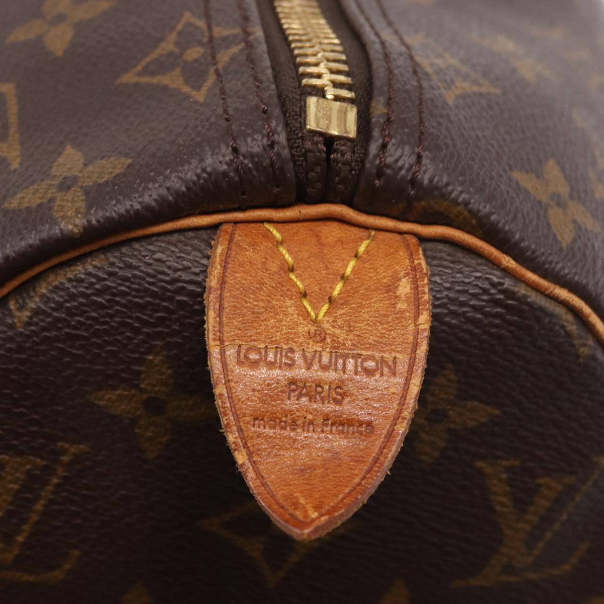 LOUIS VUITTON Monogram Keepall 45 Boston Bag M41428 LV Auth 187787