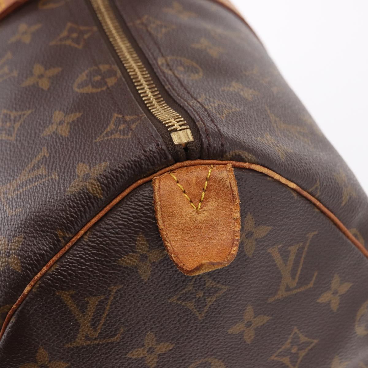 LOUIS VUITTON Monogram Keepall 45 Boston Bag M41428 LV Auth 187787