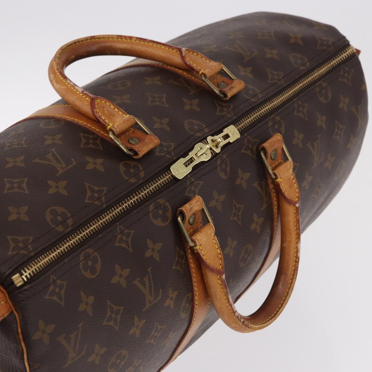 LOUIS VUITTON Monogram Keepall 45 Boston Bag M41428 LV Auth 187787