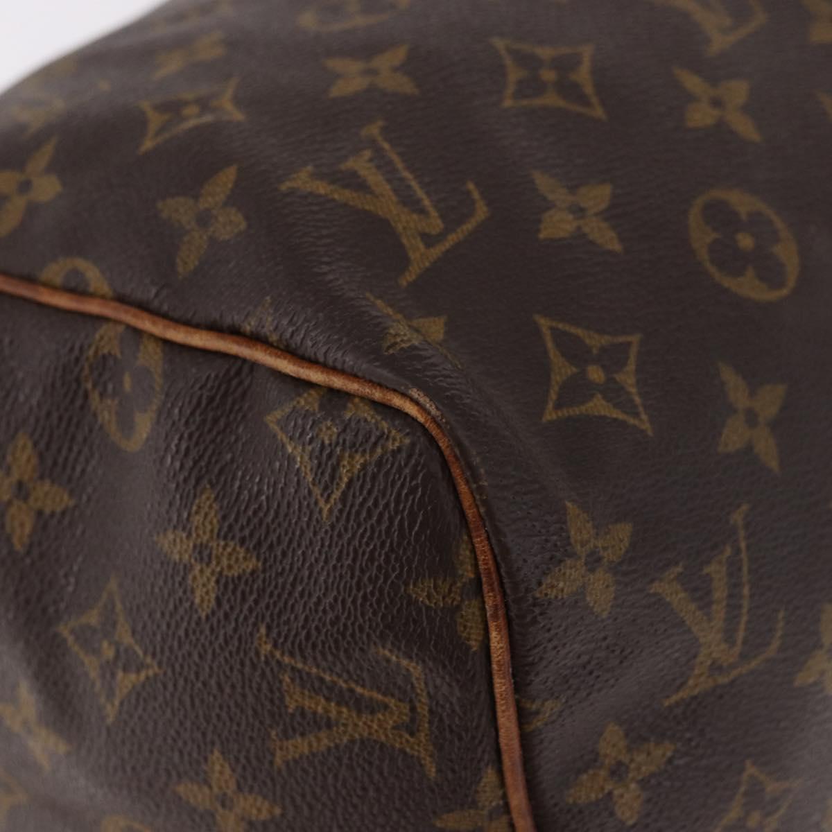 LOUIS VUITTON Monogram Speedy 30 Hand Bag M41526 LV Auth 187790