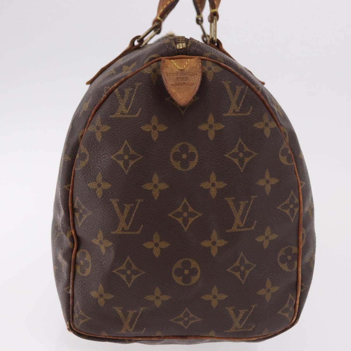 LOUIS VUITTON Monogram Speedy 30 Hand Bag M41526 LV Auth 187790