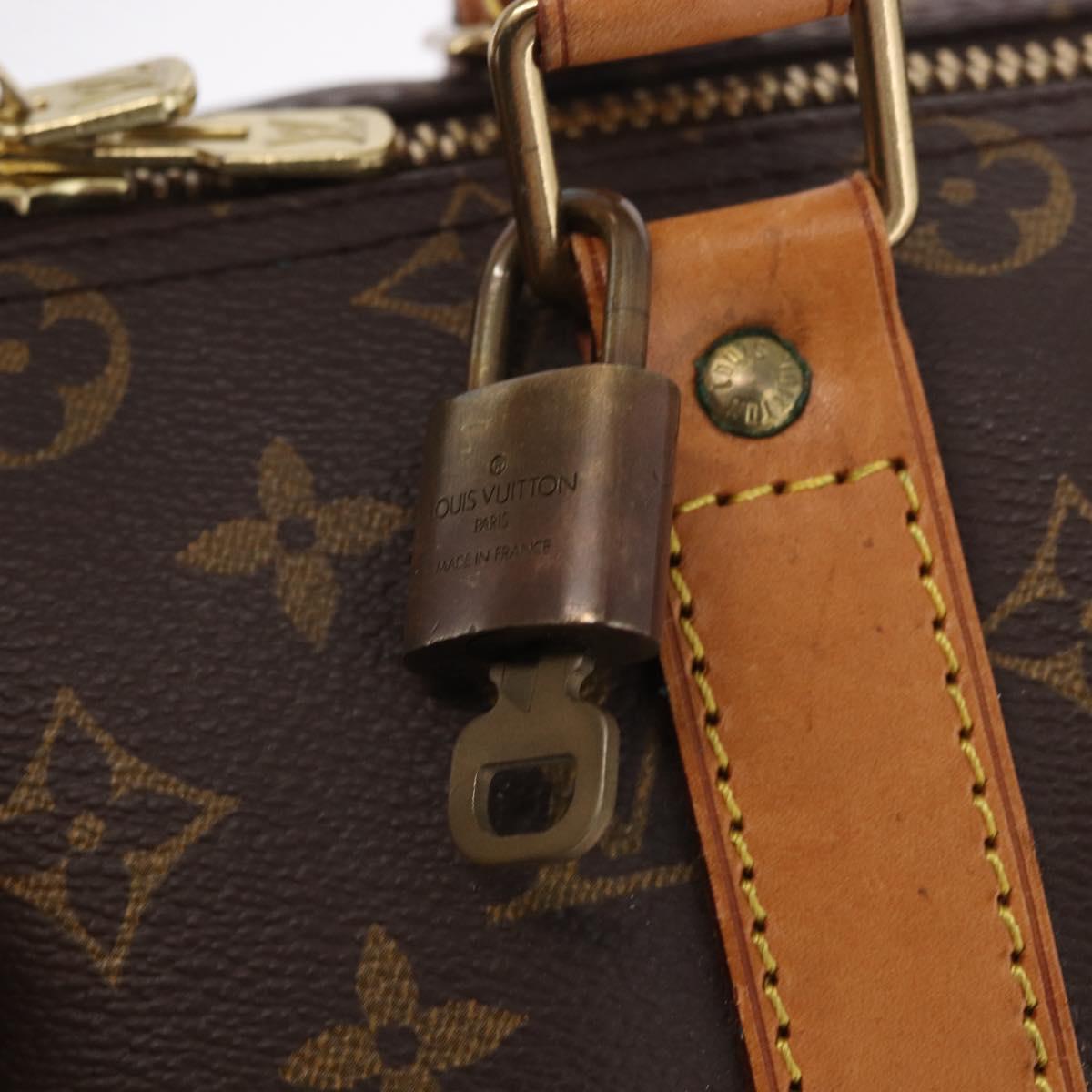 LOUIS VUITTON Monogram Keepall 45 Boston Bag M41428 LV Auth 187805A