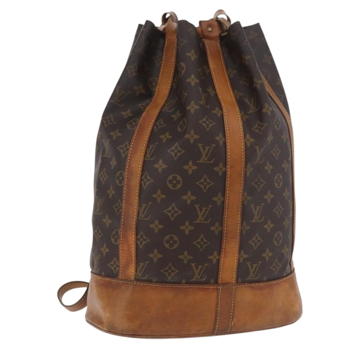 LOUIS VUITTON Monogram Randonnee GM Shoulder Bag M42244 LV Auth 187806