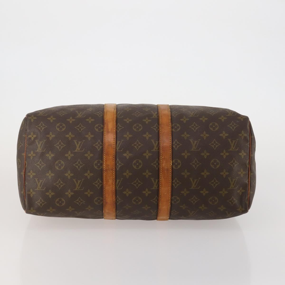 LOUIS VUITTON Monogram Keepall 45 Boston Bag M41428 LV Auth 187808