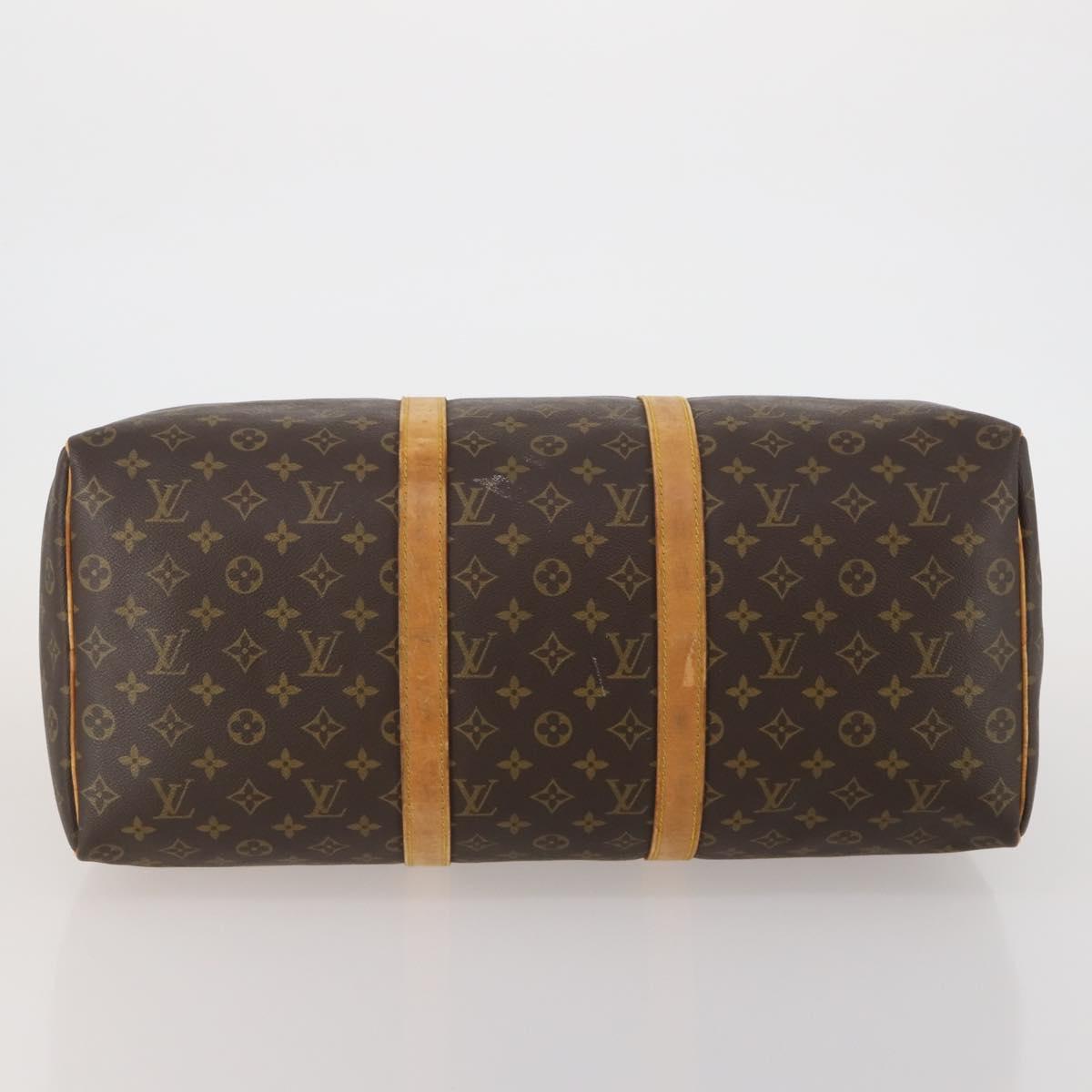 LOUIS VUITTON Monogram Keepall 50 Boston Bag M41426 LV Auth 187809