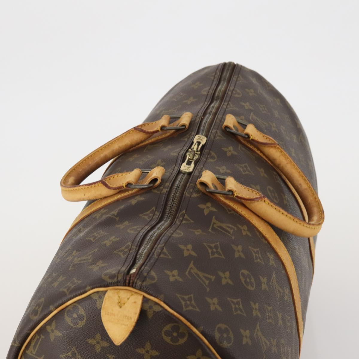 LOUIS VUITTON Monogram Keepall 50 Boston Bag M41426 LV Auth 187809