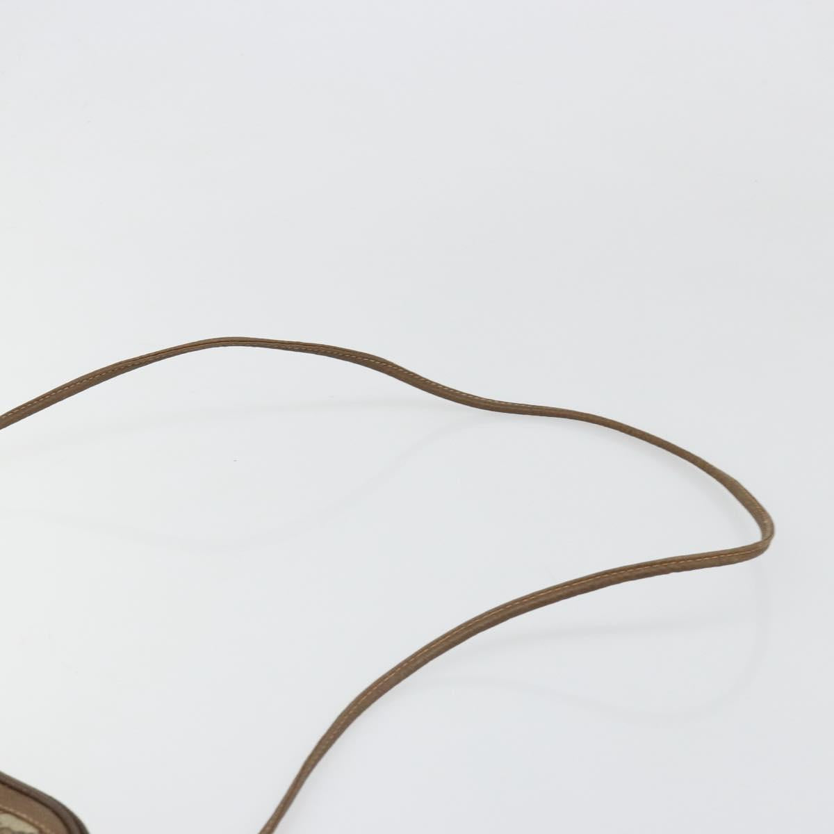GUCCI GG Supreme Shoulder Bag PVC Beige Gold 97 02 068 Auth 187819
