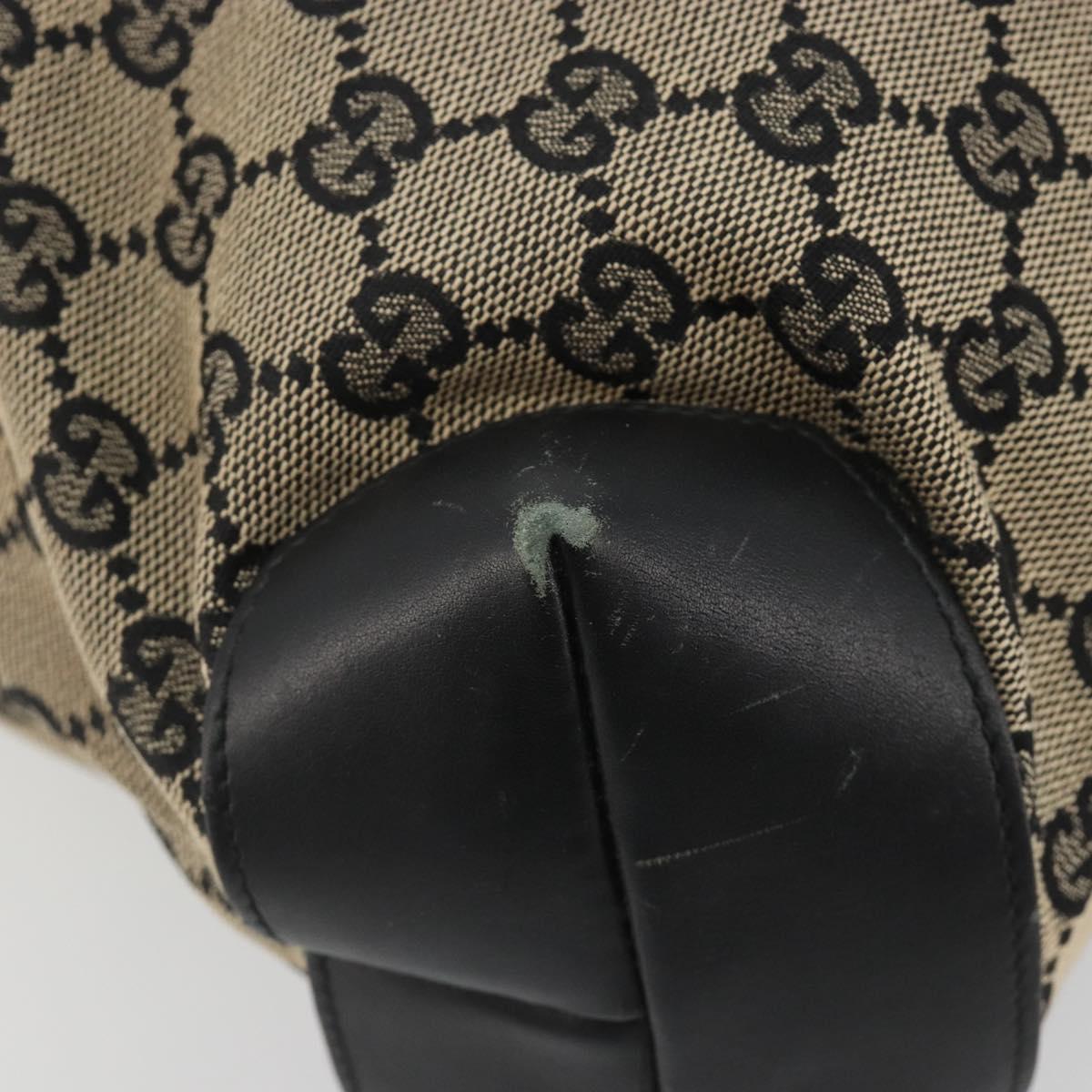 GUCCI GG Canvas Tote Bag Beige 019 0401 Auth 187824