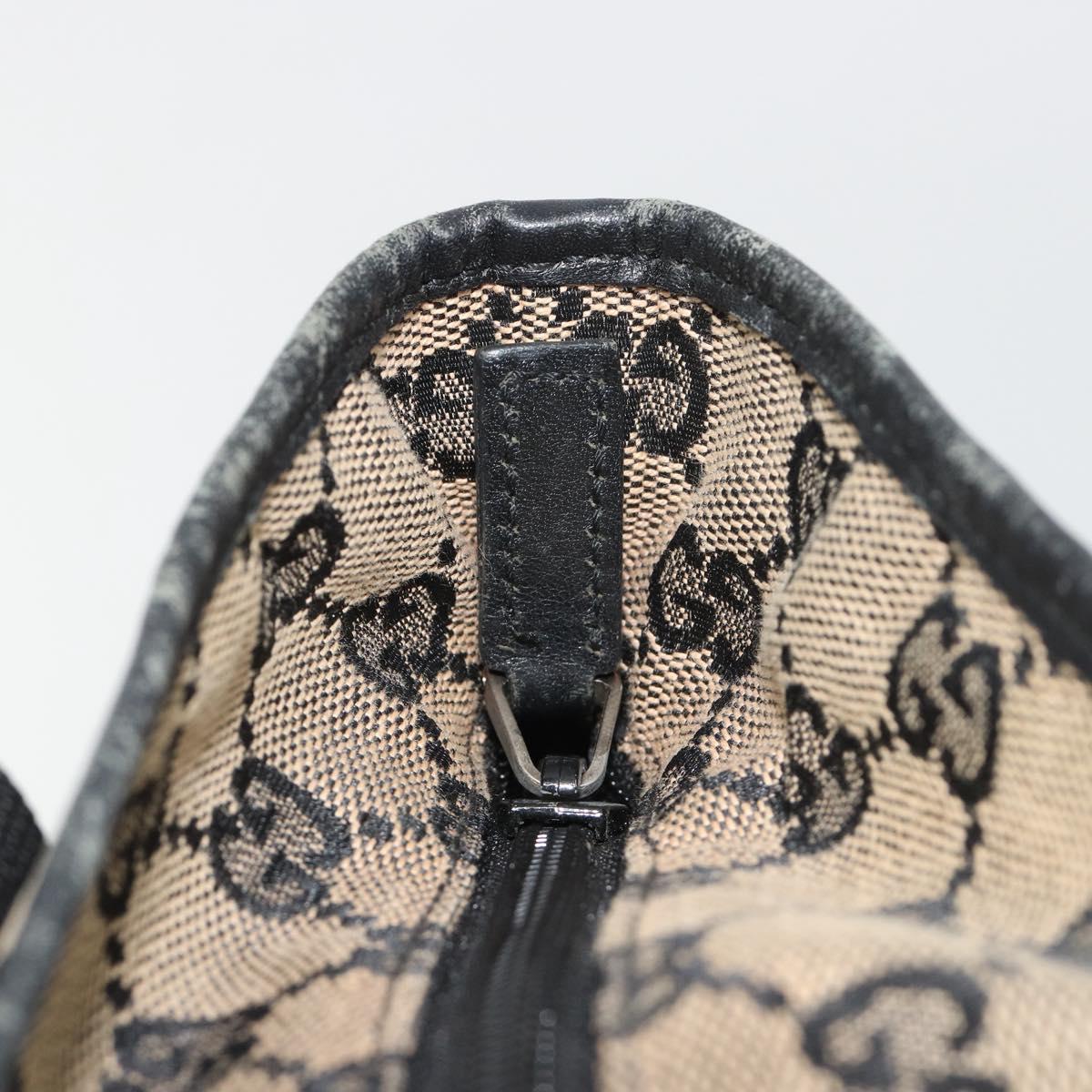 GUCCI GG Canvas Tote Bag Beige 019 0401 Auth 187824