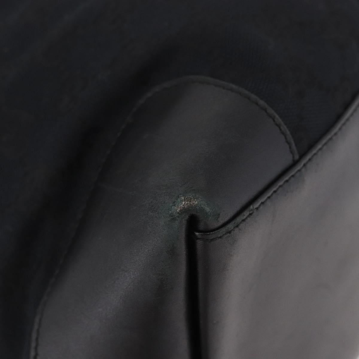 GUCCI GG Canvas Sherry Line Tote Bag Black 002 1098 Auth 187831
