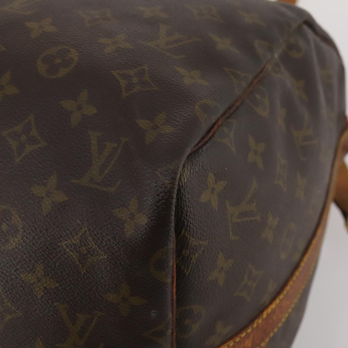 LOUIS VUITTON Monogram Keepall Bandouliere 55 Boston Bag M41414 LV Auth 187837