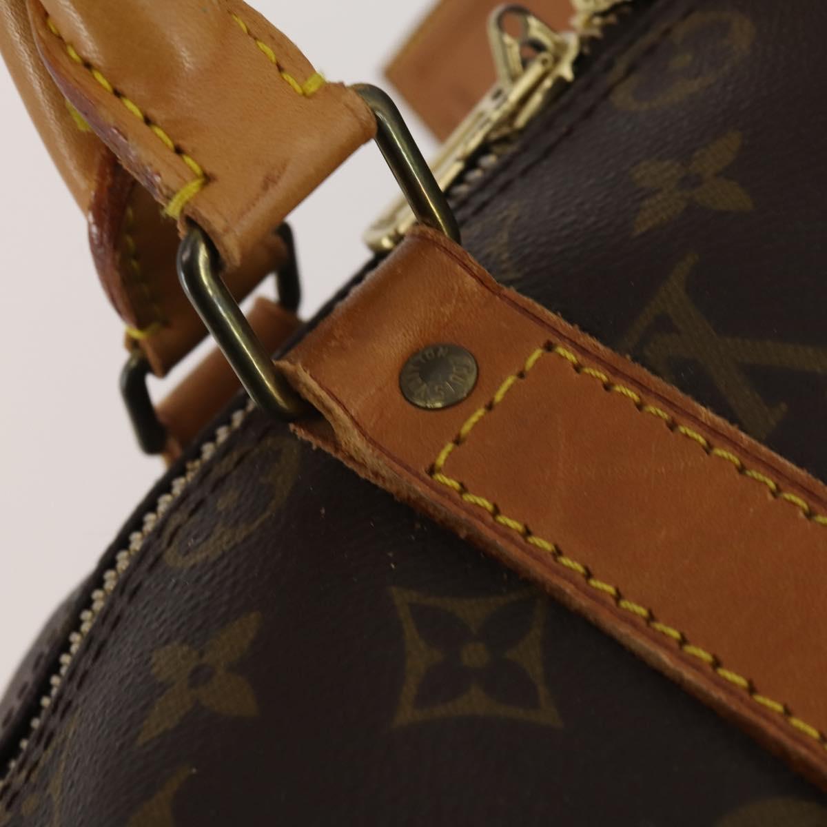 LOUIS VUITTON Monogram Keepall Bandouliere 45 Boston Bag M41418 LV Auth 187838