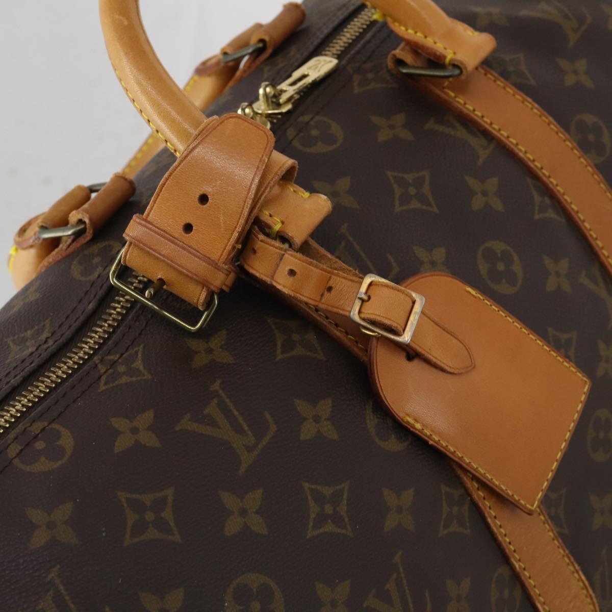 LOUIS VUITTON Monogram Keepall Bandouliere 45 Boston Bag M41418 LV Auth 187838