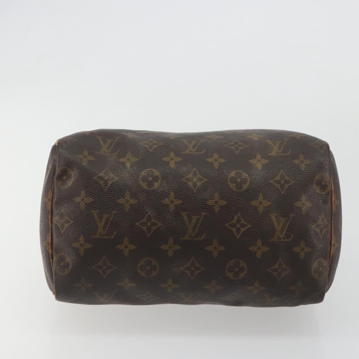 LOUIS VUITTON Monogram Speedy 25 Hand Bag M41528 LV Auth 187841
