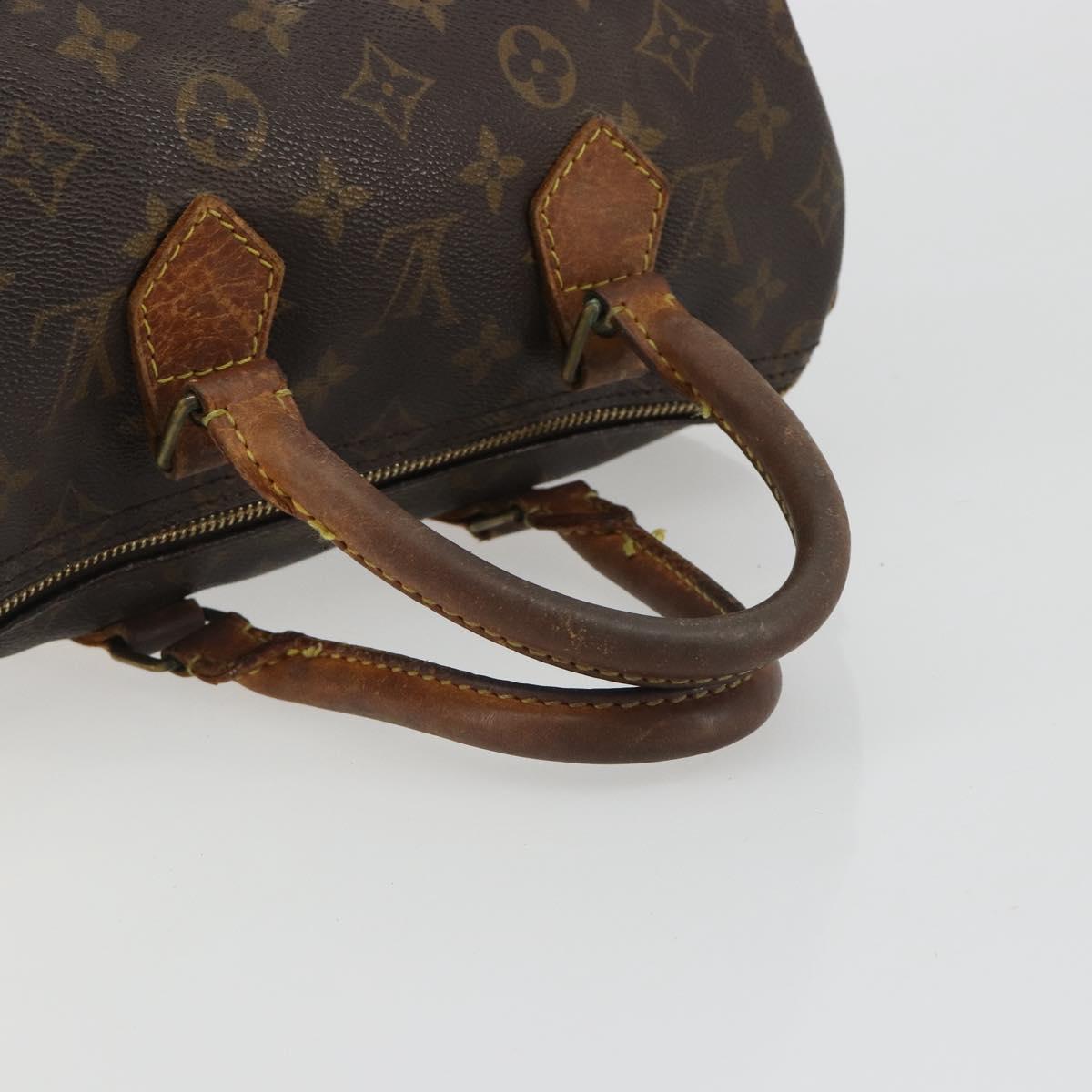 LOUIS VUITTON Monogram Speedy 25 Hand Bag M41528 LV Auth 187841