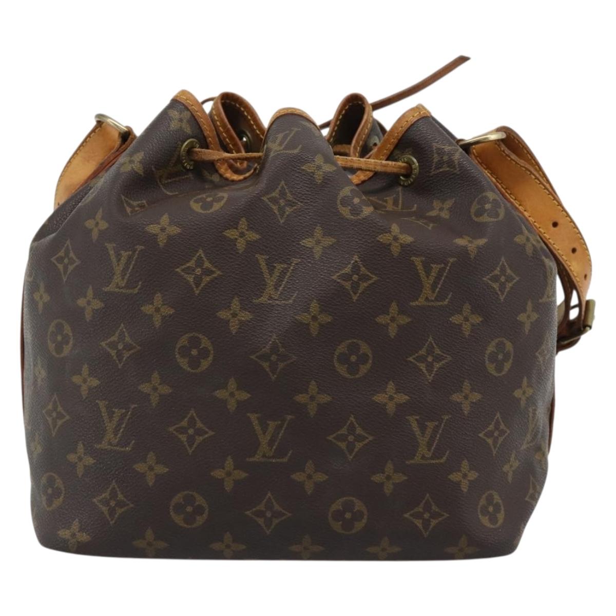 LOUIS VUITTON Monogram Petit Noe Petit Noe Shoulder Bag M42226 LV Auth 187843