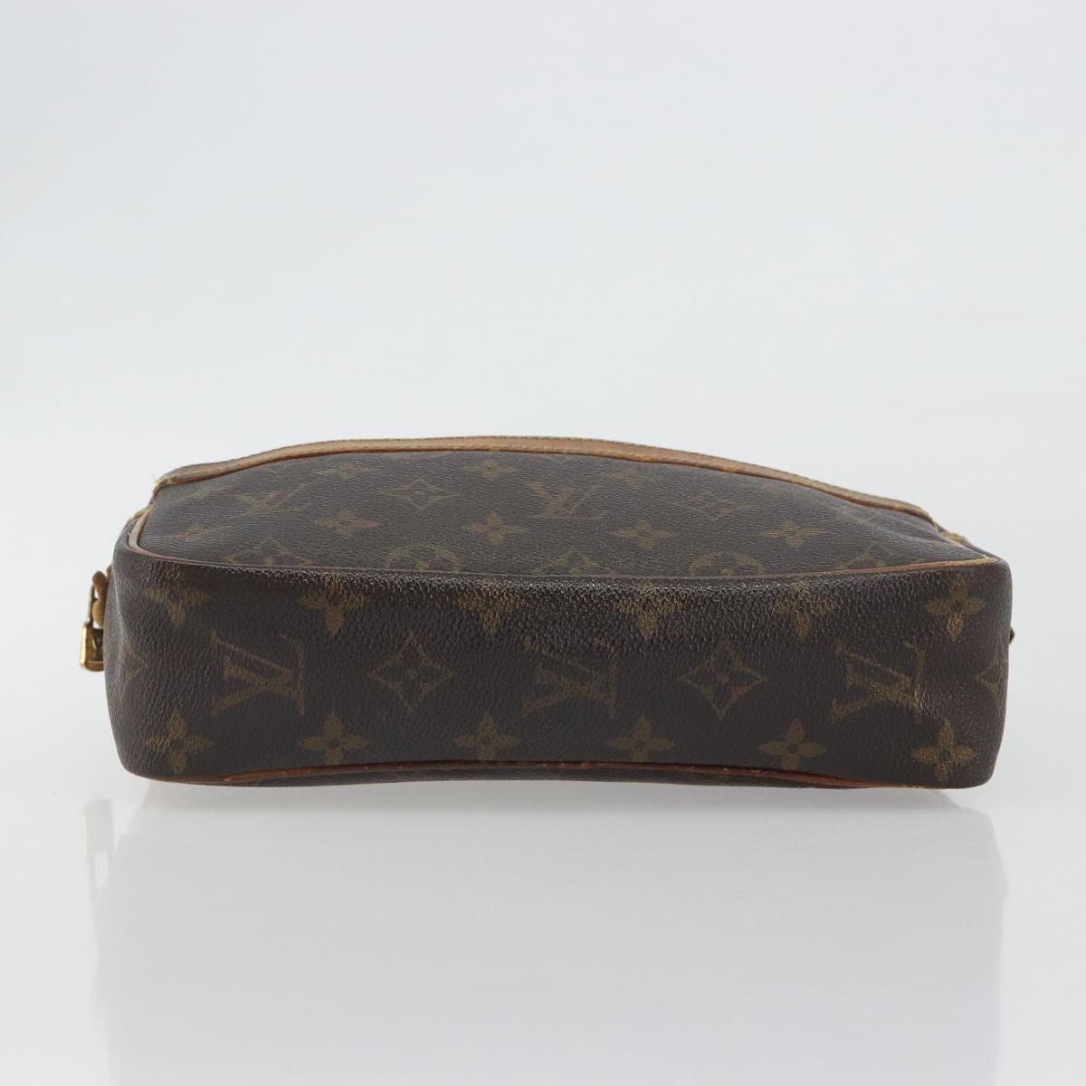 LOUIS VUITTON Monogram Compiegne 23 Clutch Bag M51847 LV Auth 187847