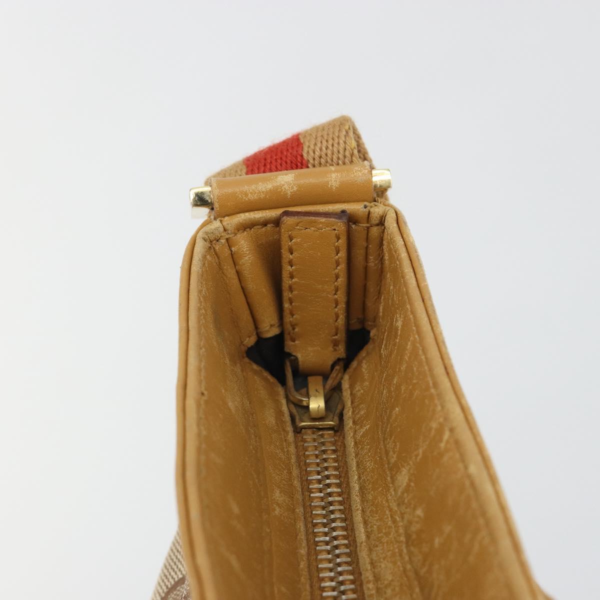 GUCCI GG Canvas Sherry Line Jackie Shoulder Bag Beige Gold 001 4094 Auth 187848