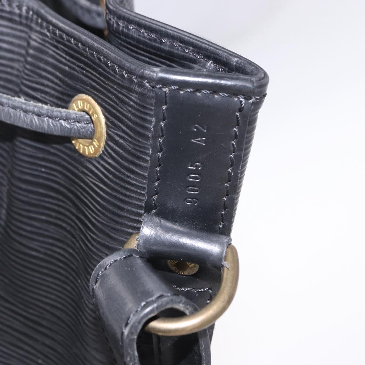LOUIS VUITTON Epi Noe Shoulder Bag Black M44002 LV Auth 187863V