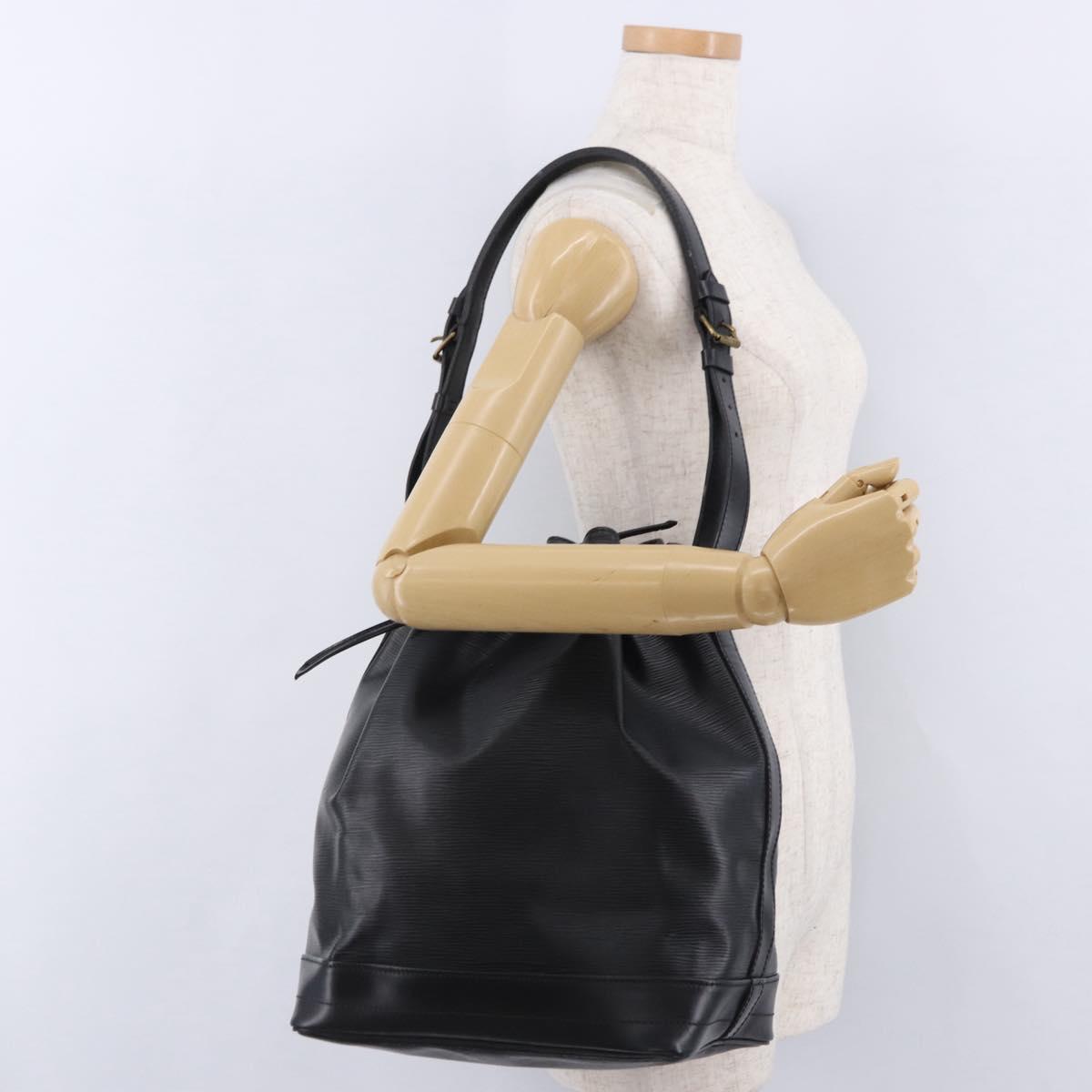 LOUIS VUITTON Epi Noe Shoulder Bag Black M44002 LV Auth 187863V