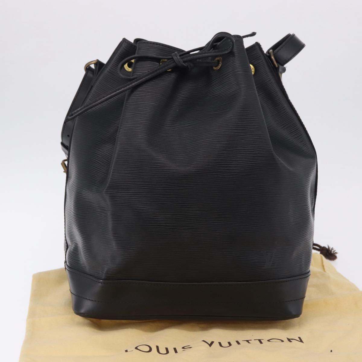 LOUIS VUITTON Epi Noe Shoulder Bag Black M44002 LV Auth 187863V