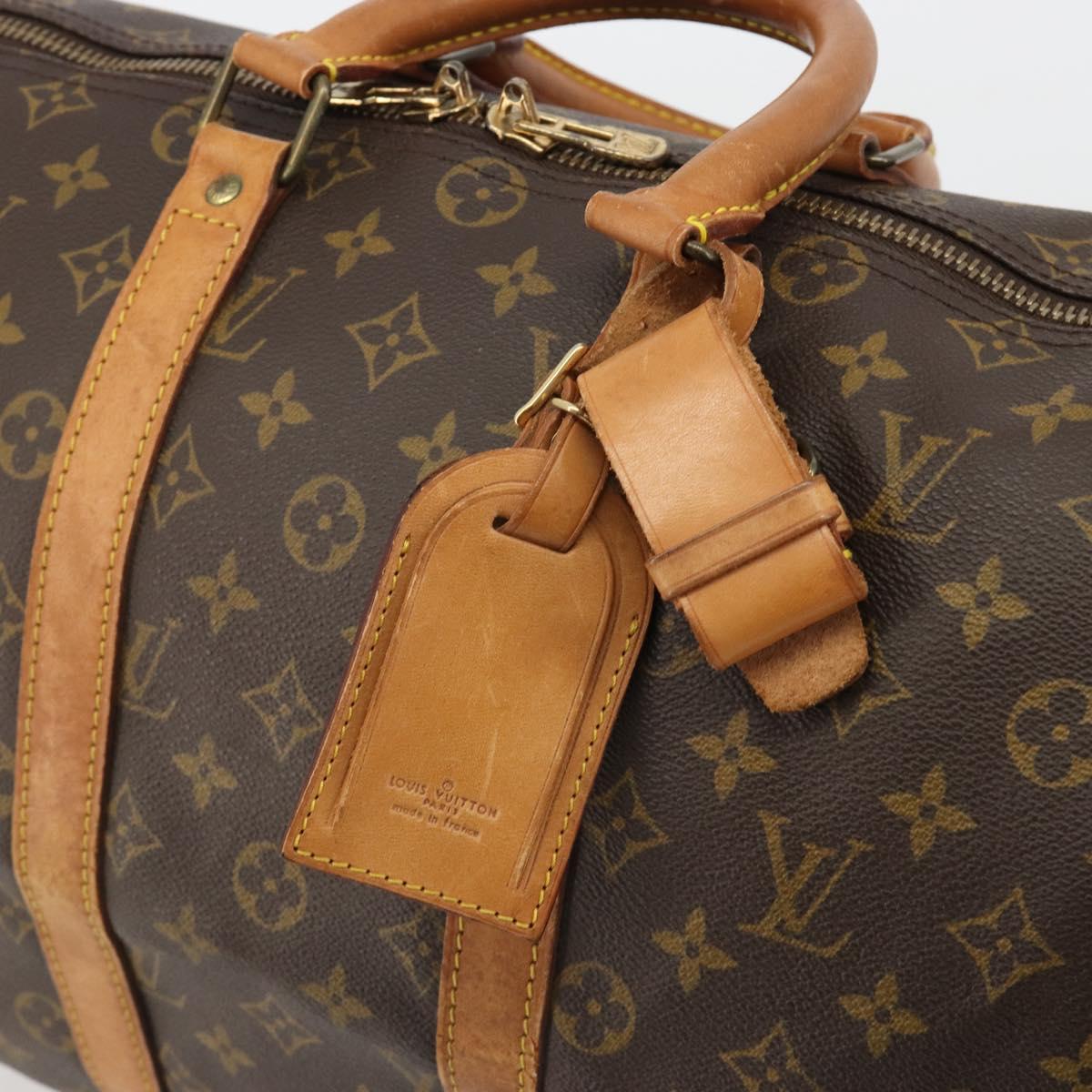 LOUIS VUITTON Monogram Keepall 45 Boston Bag M41428 LV Auth 187867A