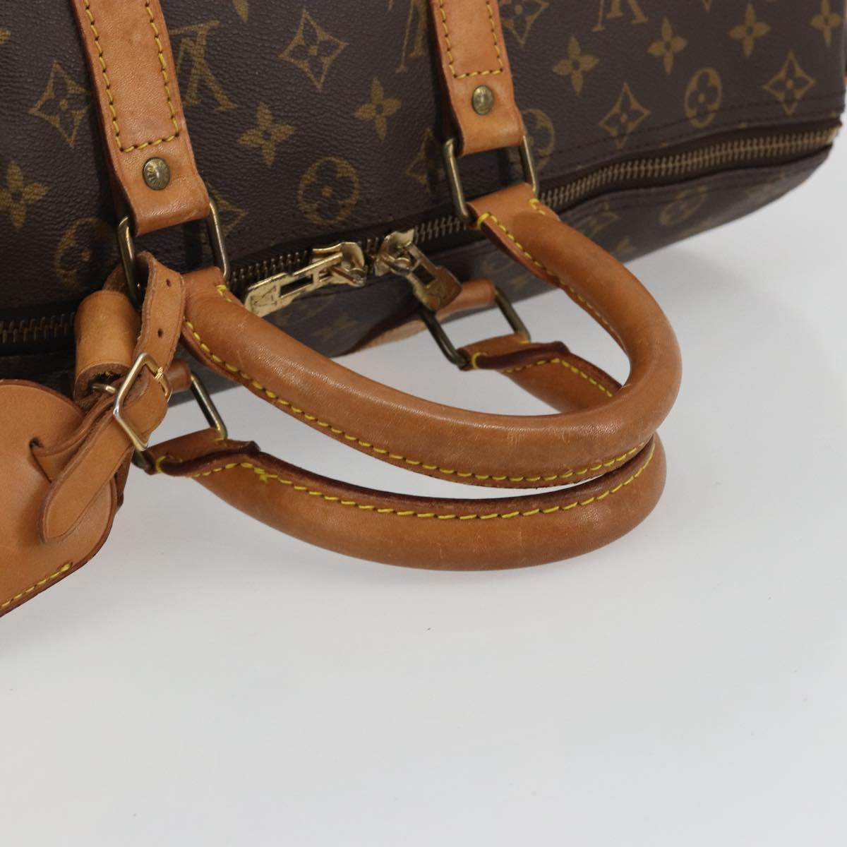 LOUIS VUITTON Monogram Keepall 45 Boston Bag M41428 LV Auth 187867A