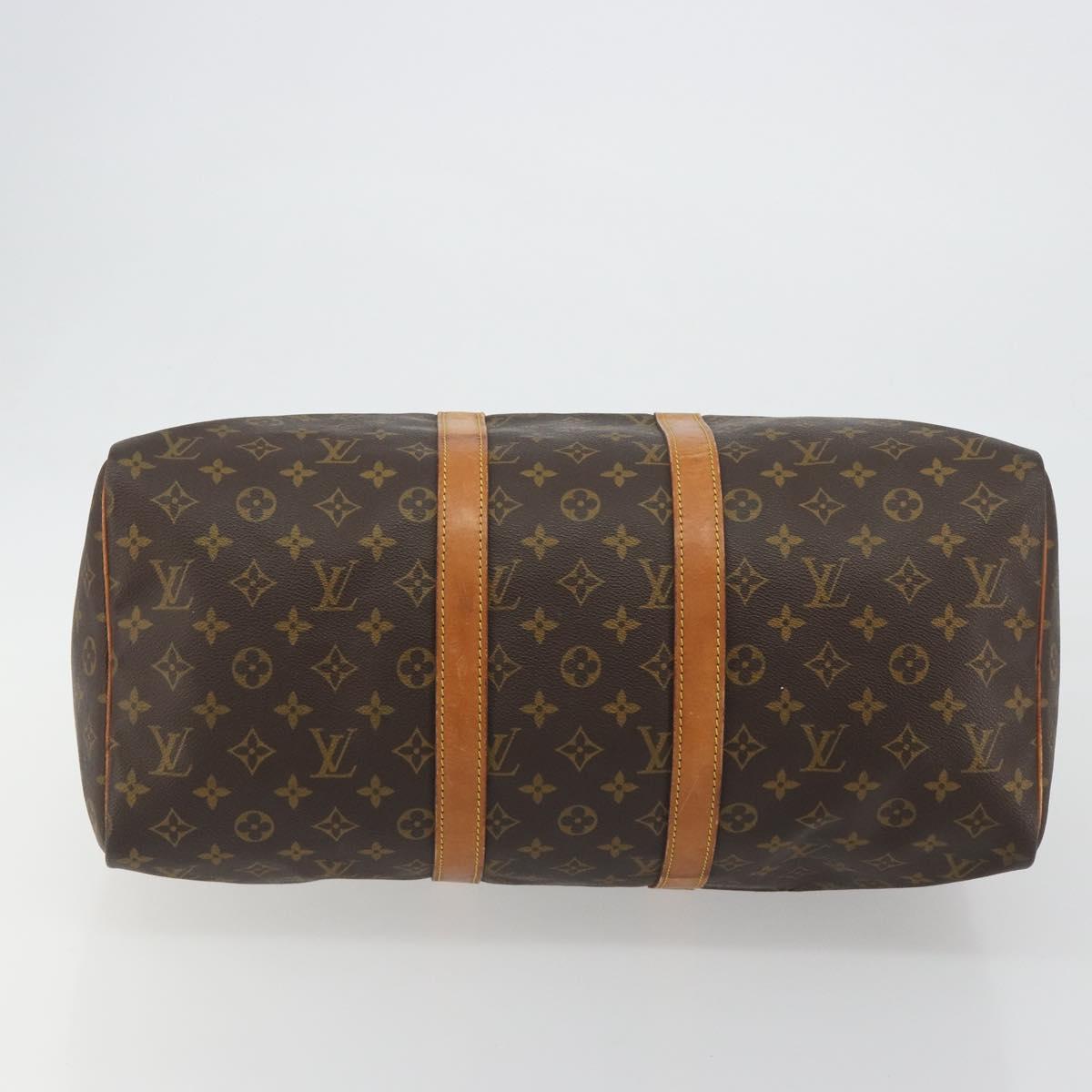 LOUIS VUITTON Monogram Keepall 45 Boston Bag M41428 LV Auth 187867A