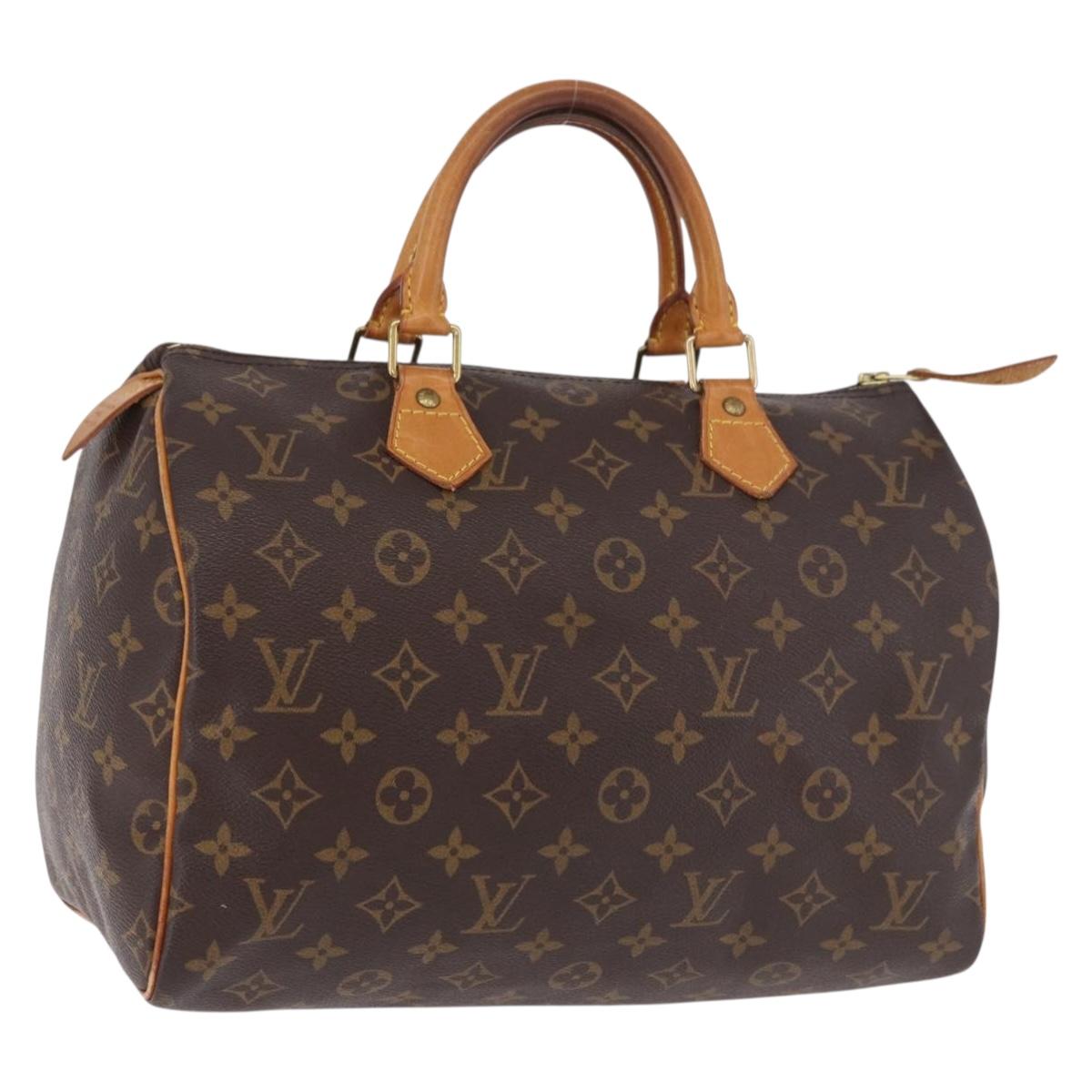 LOUIS VUITTON Monogram Speedy 30 Hand Bag M41526 LV Auth 187868A