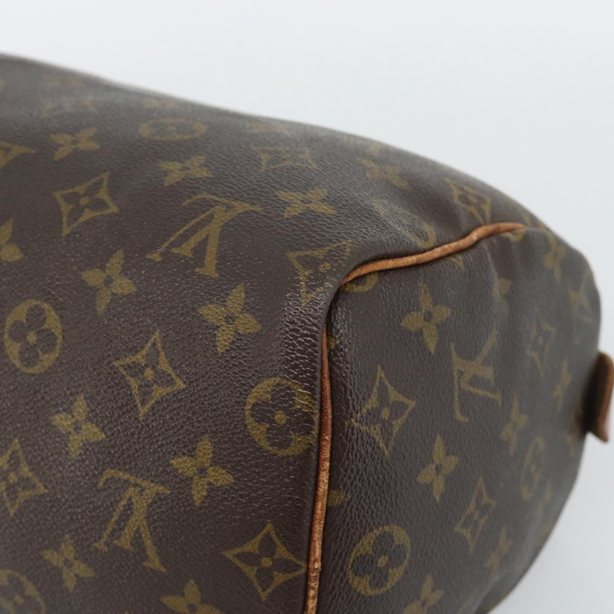 LOUIS VUITTON Monogram Speedy 25 Hand Bag M41528 LV Auth 187869