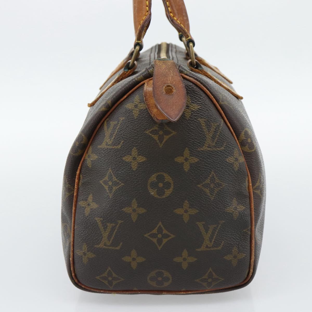 LOUIS VUITTON Monogram Speedy 25 Hand Bag M41528 LV Auth 187869