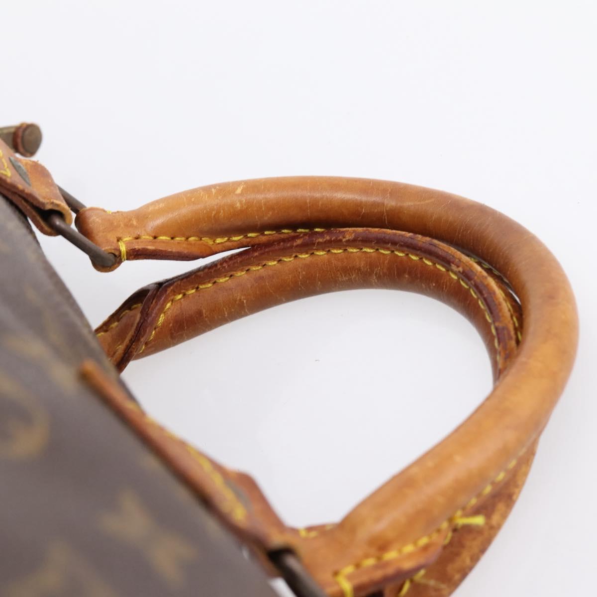 LOUIS VUITTON Monogram Speedy 30 Hand Bag M41526 LV Auth 187870