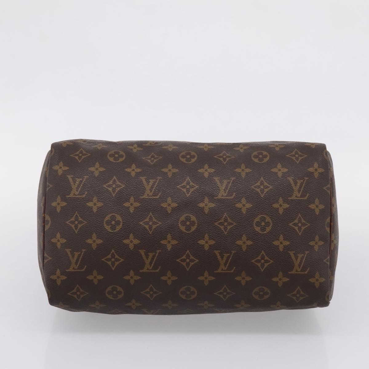 LOUIS VUITTON Monogram Speedy 30 Hand Bag M41526 LV Auth 187870