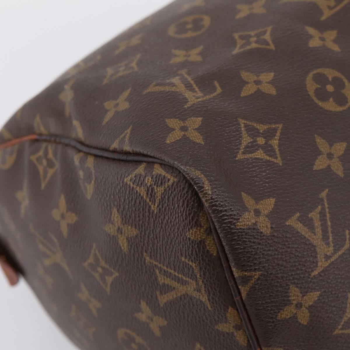 LOUIS VUITTON Monogram Speedy 30 Hand Bag M41526 LV Auth 187870