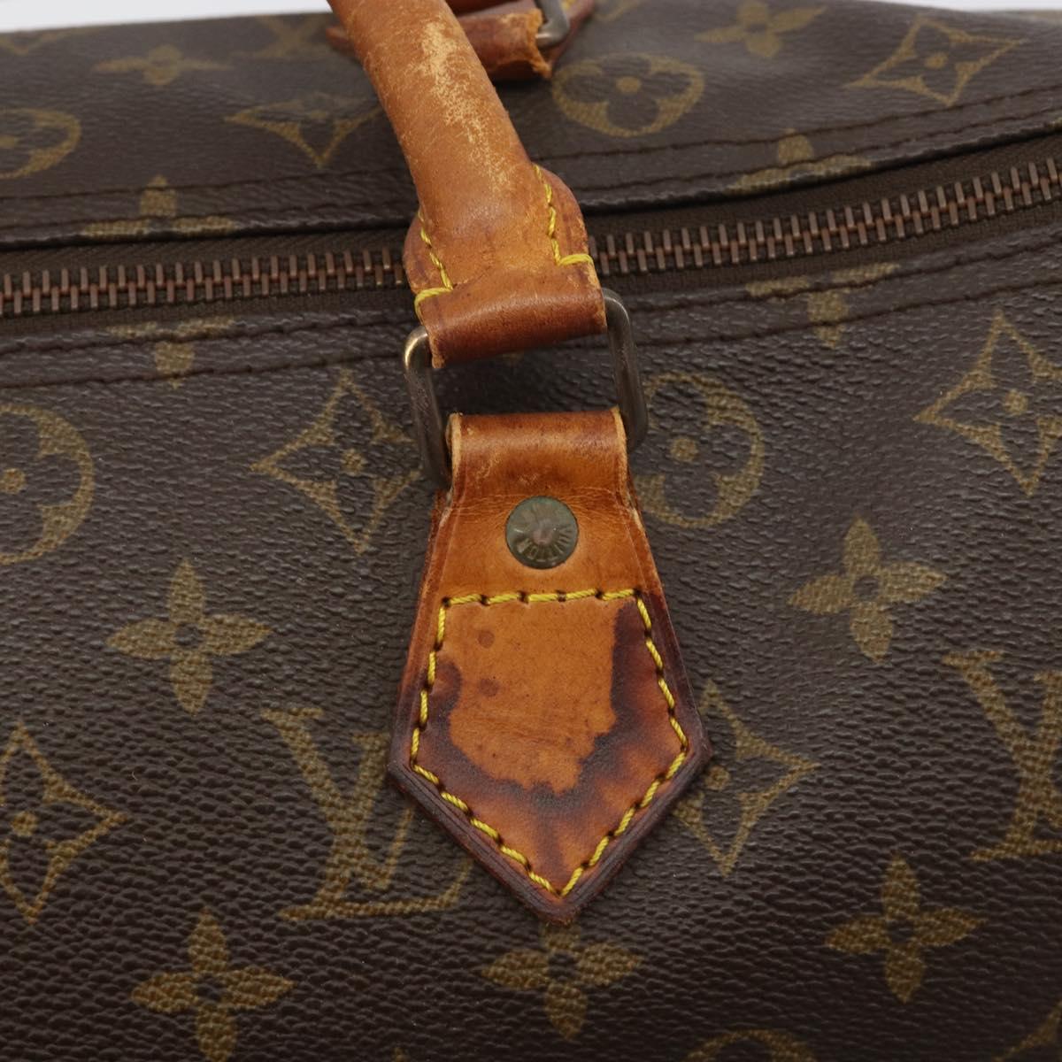 LOUIS VUITTON Monogram Speedy 30 Hand Bag M41526 LV Auth 187870