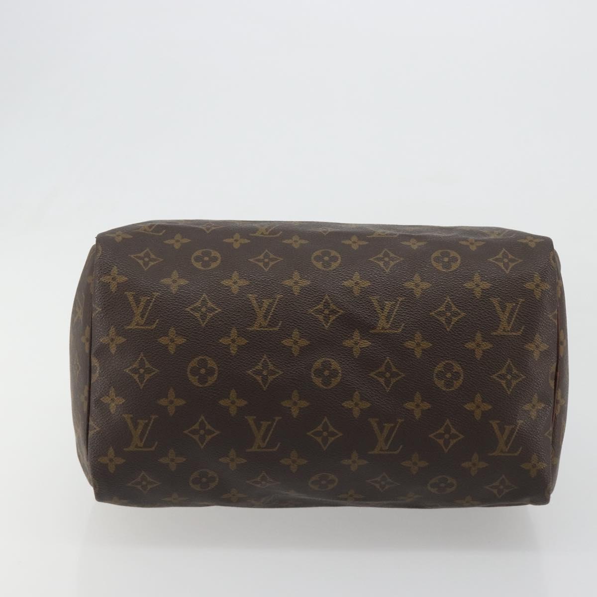 LOUIS VUITTON Monogram Speedy 30 Hand Bag M41526 LV Auth 187870