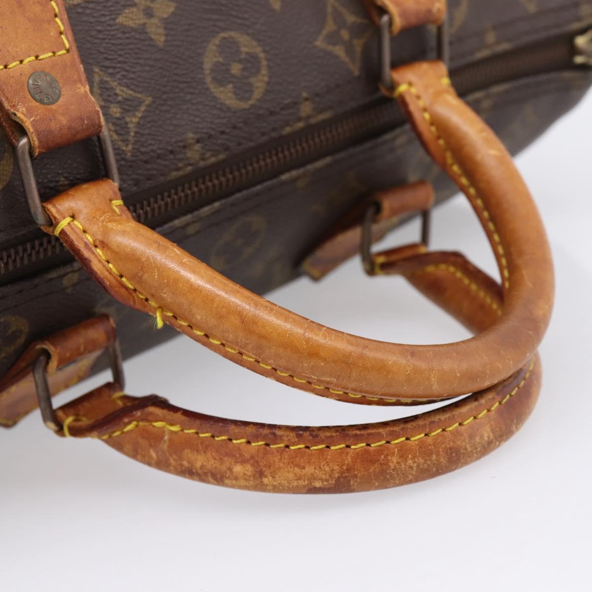 LOUIS VUITTON Monogram Speedy 30 Hand Bag M41526 LV Auth 187870