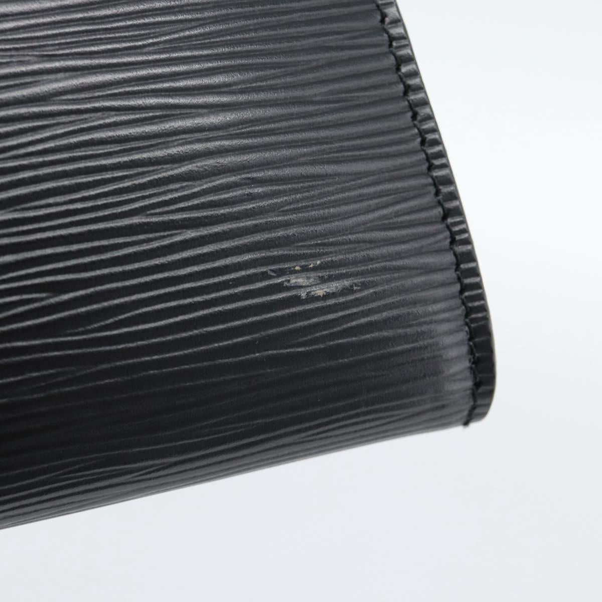 LOUIS VUITTON Epi Pochette Accessoires Pouch Black M52982 LV Auth 187872A