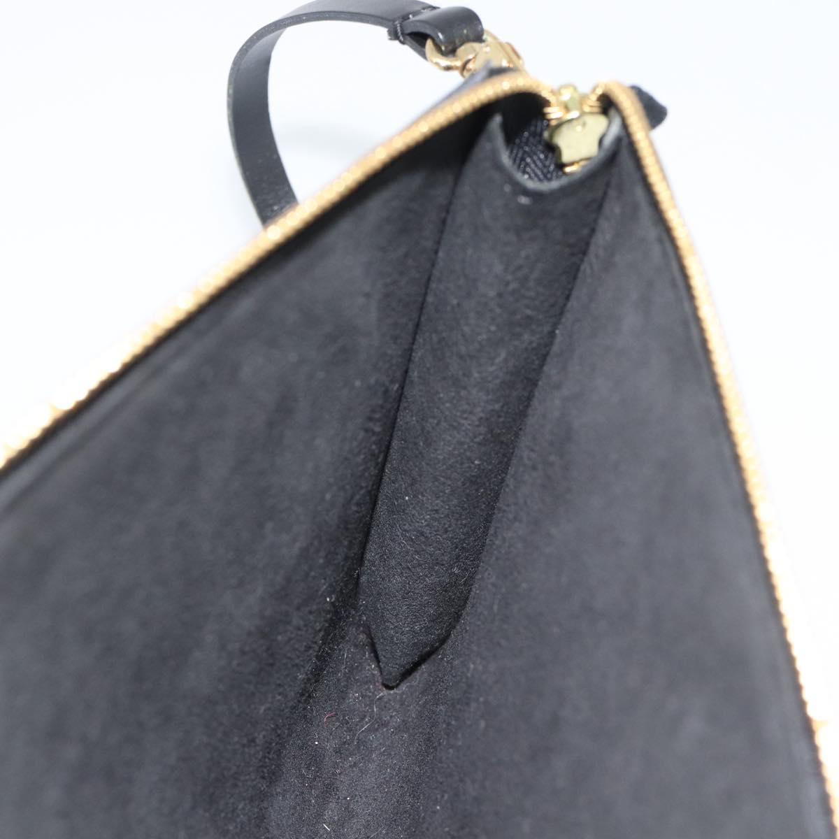 LOUIS VUITTON Epi Pochette Accessoires Pouch Black M52982 LV Auth 187872A