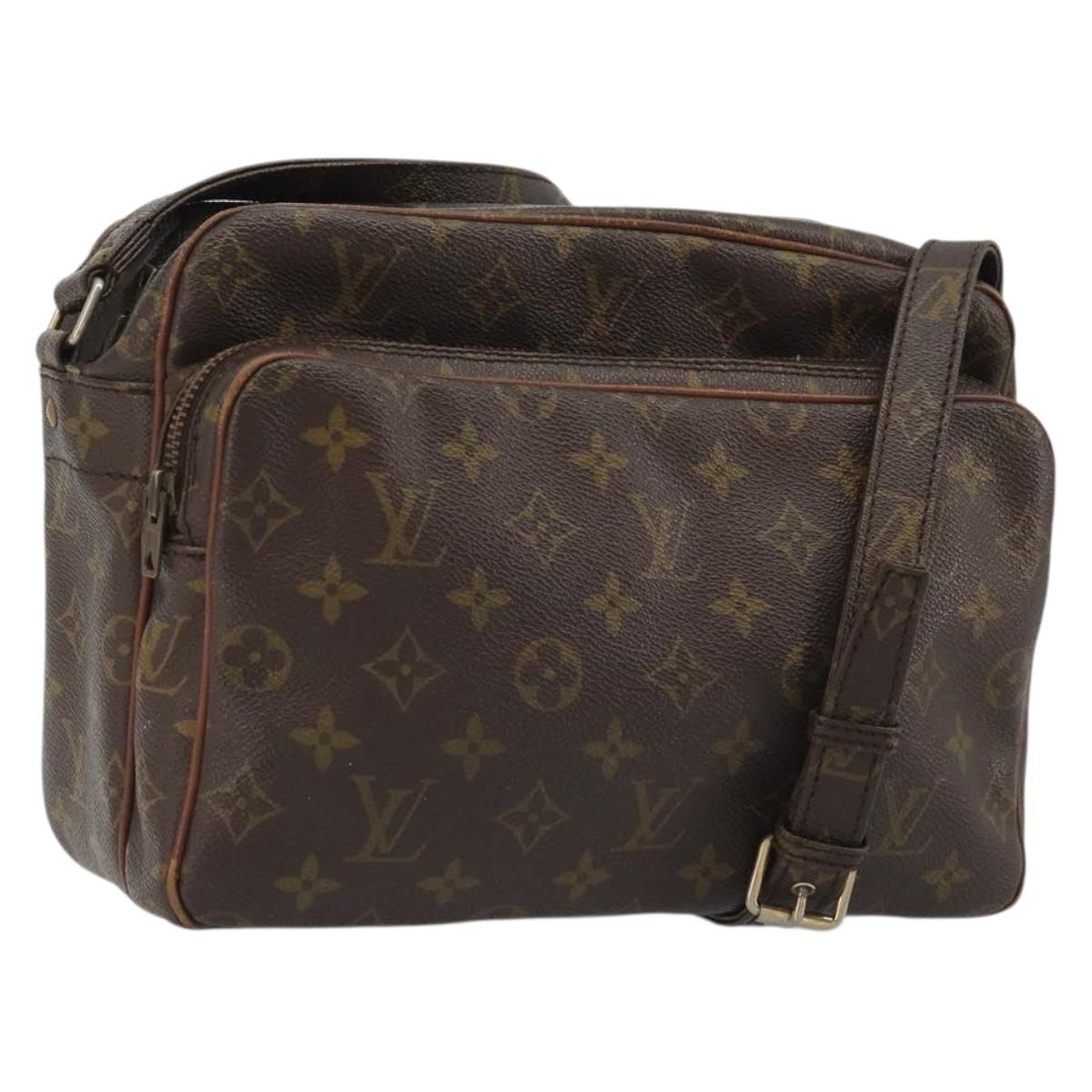 LOUIS VUITTON Monogram Nile Shoulder Bag M45244 LV Auth 187879