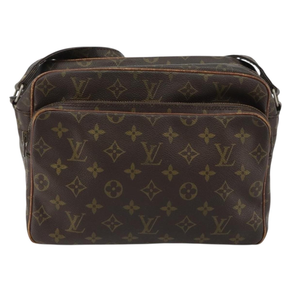 LOUIS VUITTON Monogram Nile Shoulder Bag M45244 LV Auth 187880