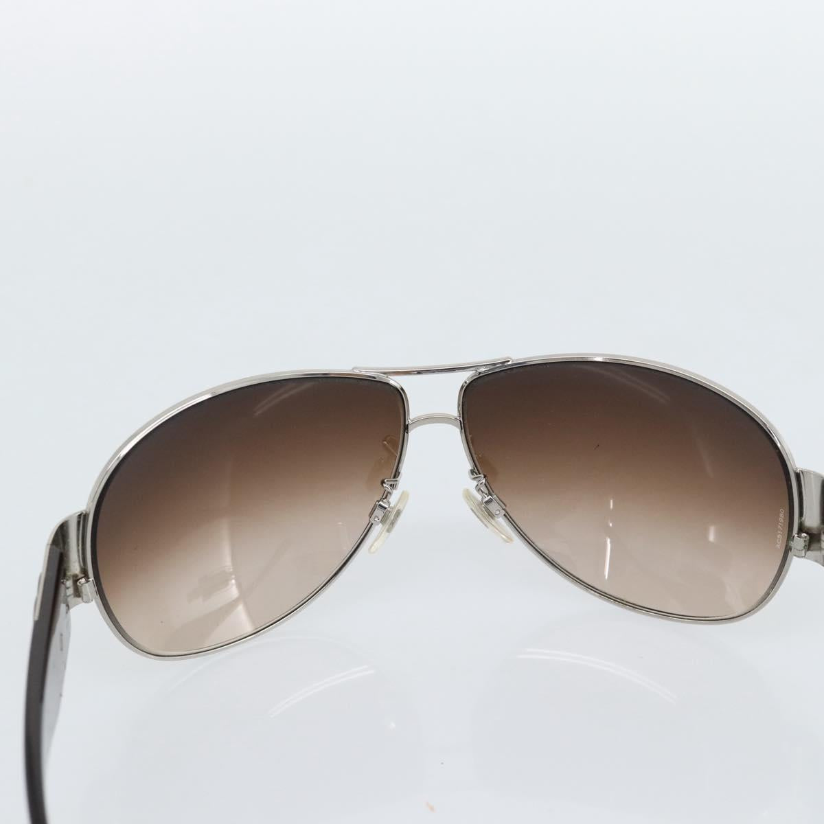 CHANEL Sunglasses plastic Brown CC Auth 187882V
