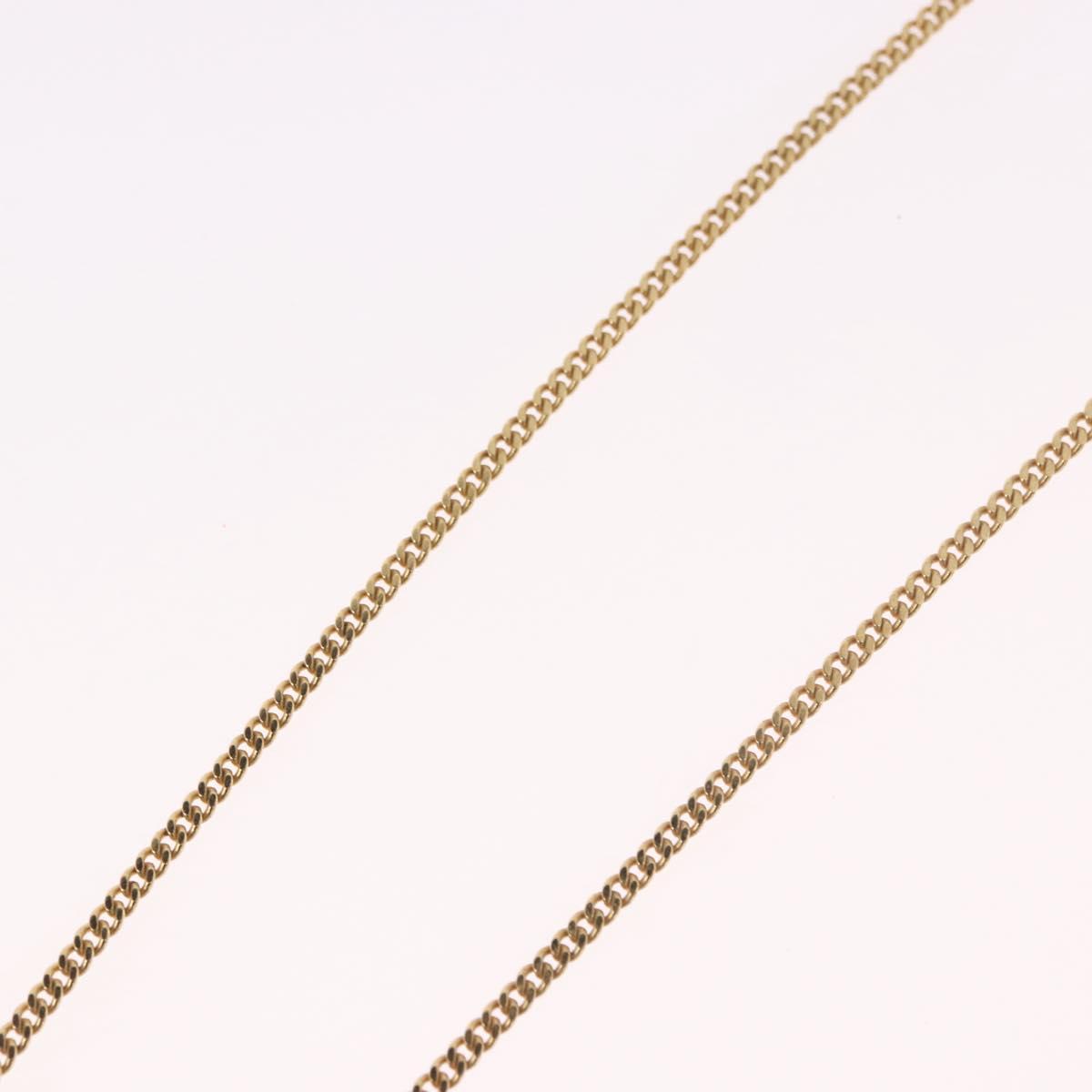 Christian Dior Necklace metal Gold Tone Auth 187891V