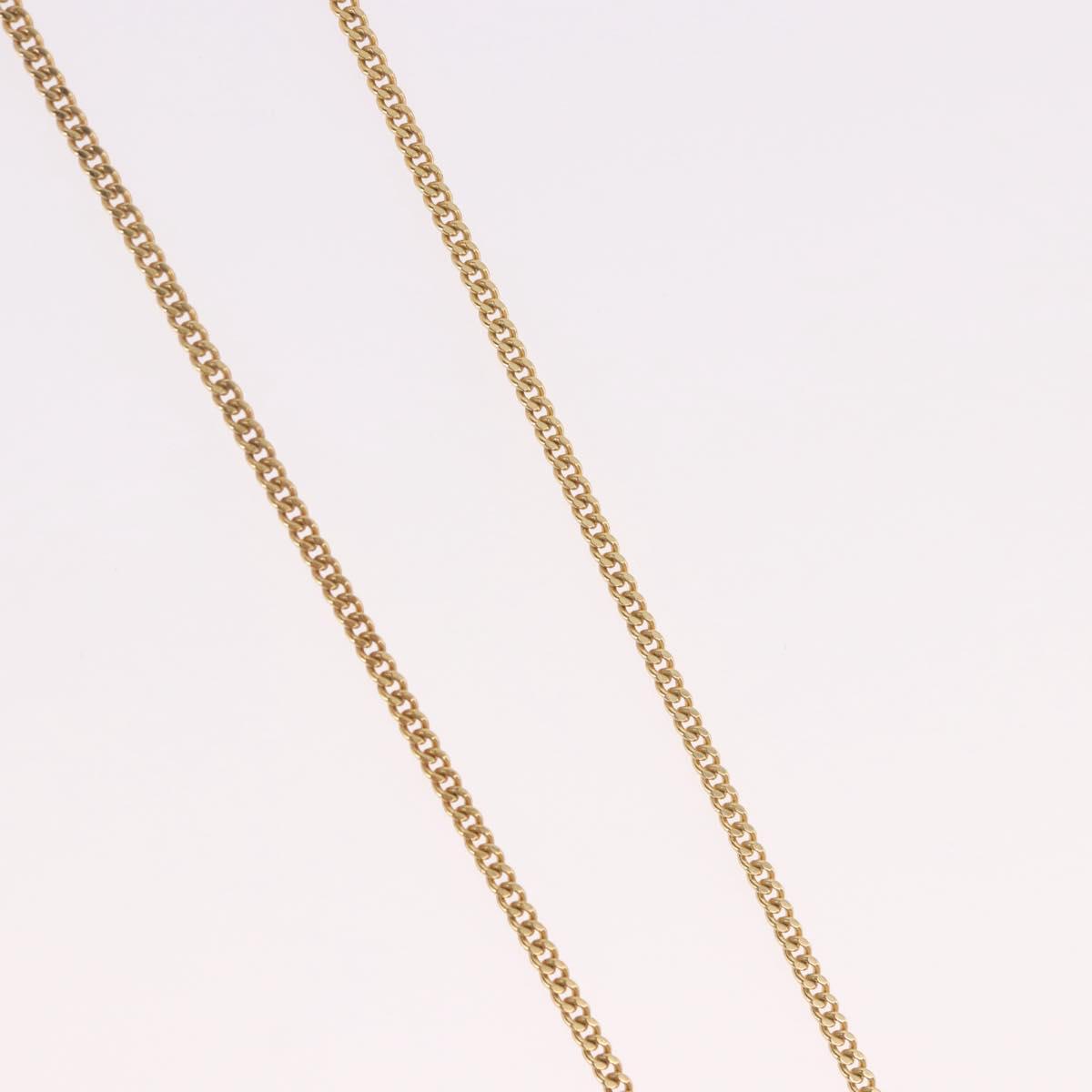 Christian Dior Necklace metal Gold Tone Auth 187891V