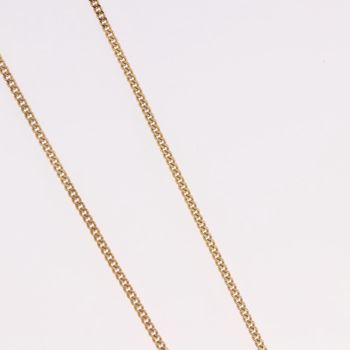 Christian Dior Necklace metal Gold Tone Auth 187891V