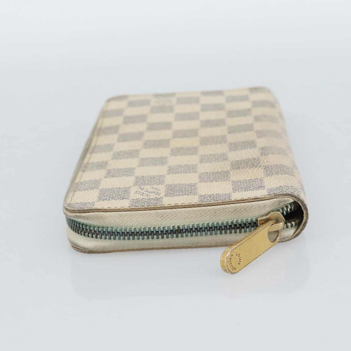 LOUIS VUITTON Monogram Damier Azur Wallet 2 Set LV Auth 187897