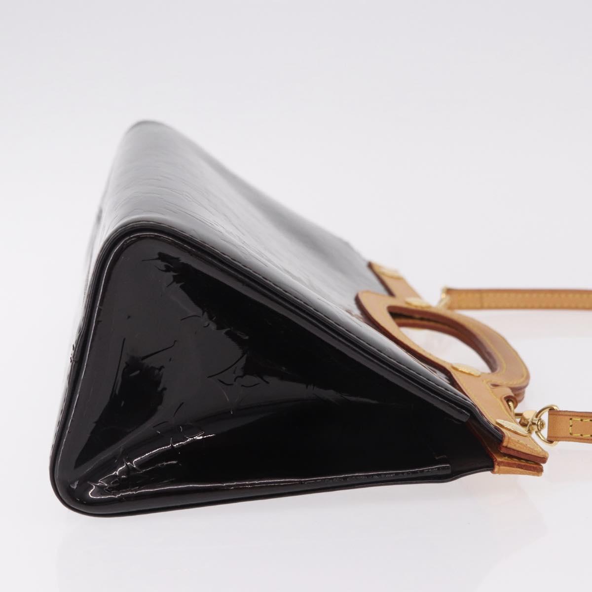 LOUIS VUITTON Vernis Roxbury Drive Hand Bag Amarante M91995 Auth 187927V