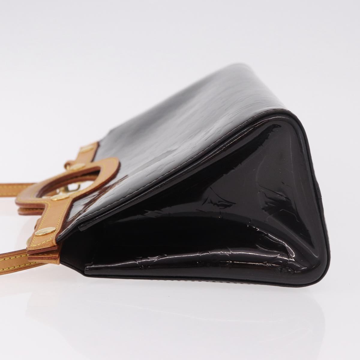 LOUIS VUITTON Vernis Roxbury Drive Hand Bag Amarante M91995 Auth 187927V