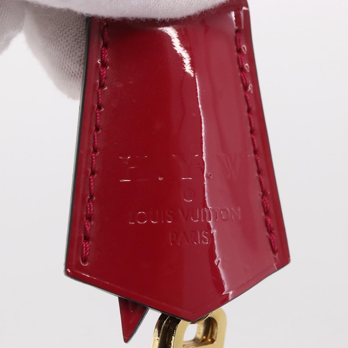 LOUIS VUITTON Monogram Vernis Alma BB Hand Bag Rose Andian M91771 Auth 187936V