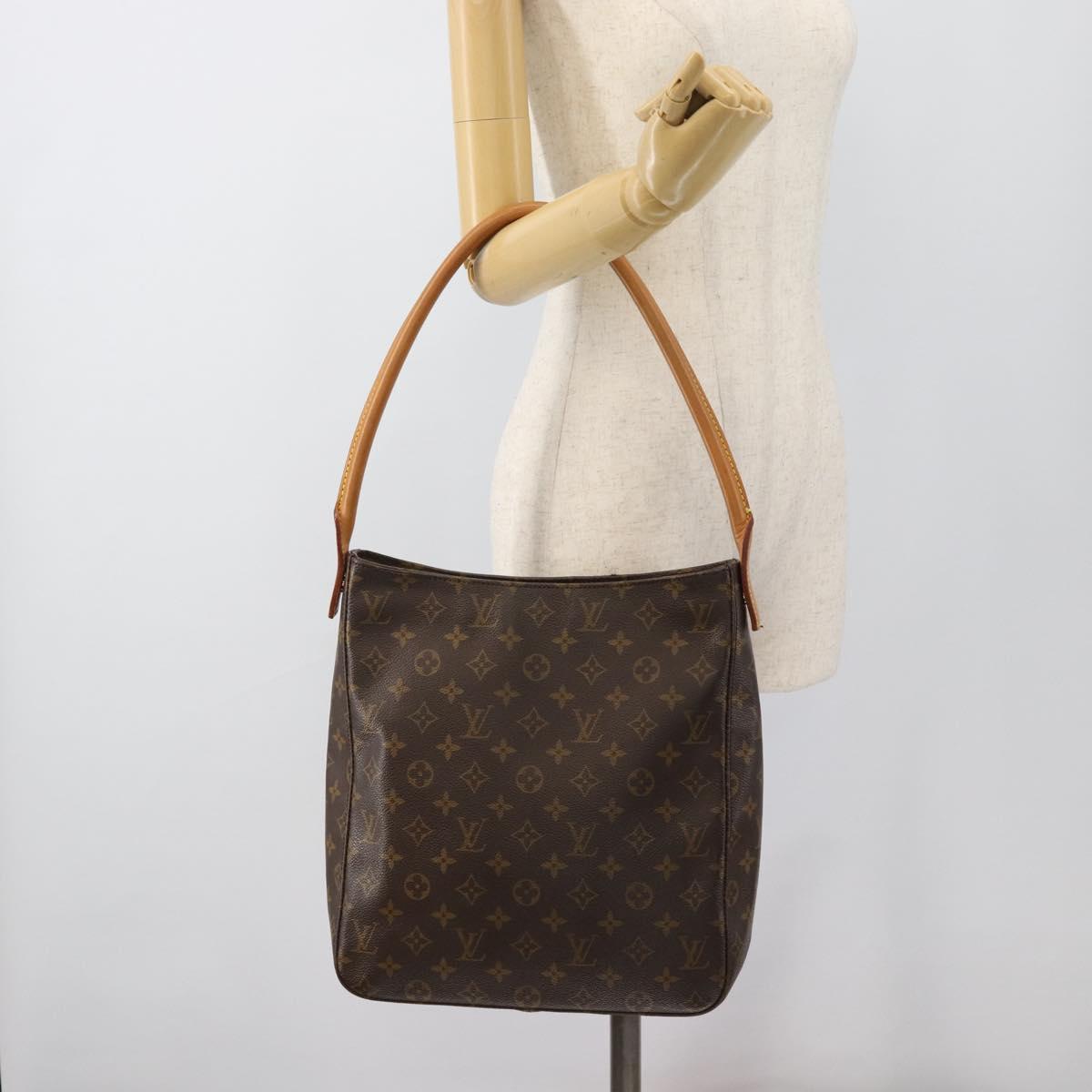 LOUIS VUITTON Monogram Looping GM Shoulder Bag M51145 LV Auth 187937V